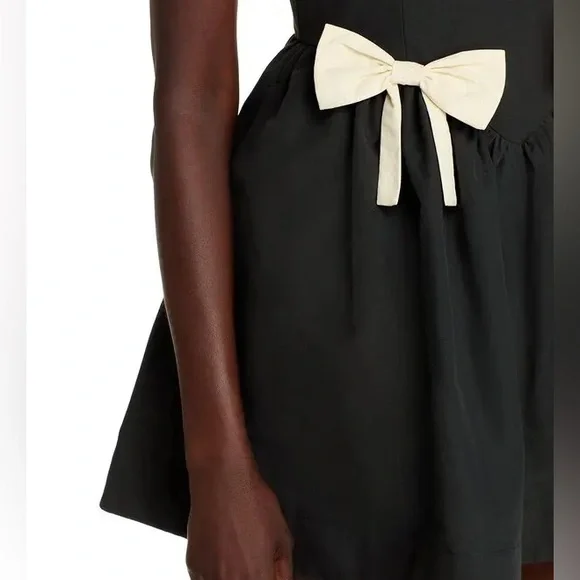 Ciao Lucia Neroni Mini Dress with Bow Detail - Picture 5 of 9